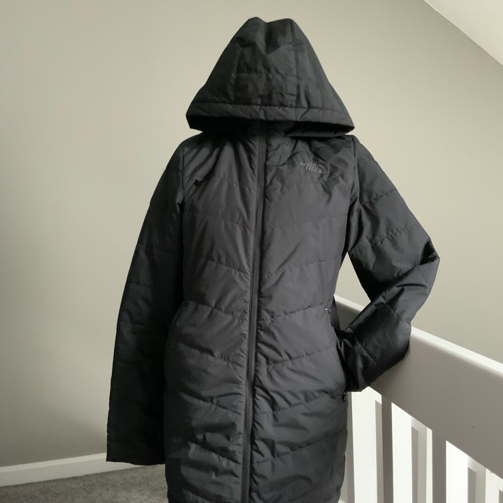 The North Face Black Insulated Ski Jacket with Hood